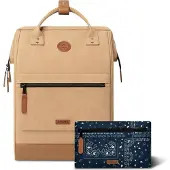 Cabaia sac à dos de loisirs sac à dos pour ordinateur portable Adventurer Vegan Nubuck Backpack 23L Andenne écru