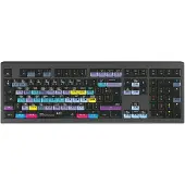 Logickeyboard ASTRA 2 Clavier USB AZERTY Anglais Noir (LKB-RESB-A2M-FR)