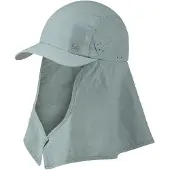 Buff Unisexe, Casquette, Desert Cap, Gris, Turquoise, (L, XL)