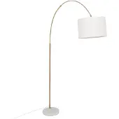 Atmosphera Lampe sur pied TILIO, design incurvé, 195 cm