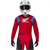 Alpinestars Maillot Honda Racer Iconic Bright Red Black White, Taille: XXL
