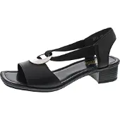 Rieker Sandales pour femmes 62662-01 schwarz 40