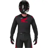 Alpinestars Maillot Honda Racer Iconic Black Red, Taille: XXL