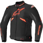 Alpinestars Veste T-GP R V3 Drystar Black Red Fluo White, Taille: XL