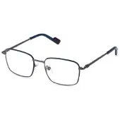 Sting Lunettes de Vue VST597 52/18/145 Rutenio lucido totale c/parti colorate Metallo MAN VST597