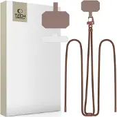 Tech-Protect C5S Rope Crossbody Strap Chocolate Brown