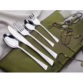 KINGHOFF Ensemble de couverts 30 pièces Acier inoxydable Poli
