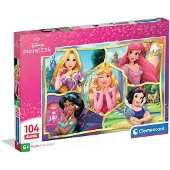 Clementoni Puzzle CLE 104 SuperKolor Princesse 25056