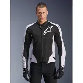 Alpinestars Veste VIPER AIR V4, (noir/blanc, taille M)
