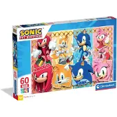 Clementoni CLE puzzle 60 maxi SuperKolor Sonic 26073