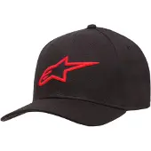 Alpinestars Casquette Ageless Curve Black Red, Taille: S/M