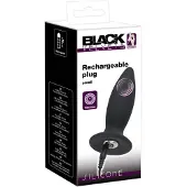 Black Velvets - vibromasseur anal débutant rechargeable - petit noir