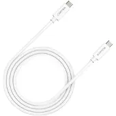 Canyon UC-44, câble USB-C/USB-C de 1m, 48V/5A, 240W EPR power, 400GBPS, pour ordinateurs portables, puce E-mark, blanc