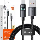 Mcdodo Cable with Display Usb-C Quick Charge Usb Type C 5A 66W 1M