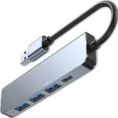 Tech-Protect V0-Hub-Adapter 5In1 Grau
