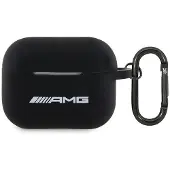 AMG Amap2Rbk Housse Airpods Pro 2 (2022/2023) Silicone Noir/Noir Logo Blanc