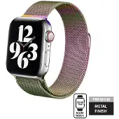 Crong Strap Milano Steel montre 38 (38 mm, Acier inoxydable), Sangles de montre, Violet
