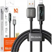 Mcdodo CA-5250 USB-A to Lightning cable, LED display, 1.2m