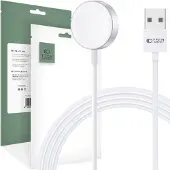 Tech-Protect Ultraboost Câble de recharge magnétique 120 cm Apple Watch Blanc