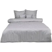 MULTITEX Literie, damassé, 100% coton, haute qualité 160x200 Gris clair