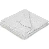 Matex Couverture en coton TULLY, gris (75x100cm)