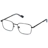 Sting Lunettes de Vue VST597 52/18/145 Nero semilucido c/parti palladio lucido Metallo MAN VST597