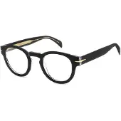 David Beckham Lunettes de Vue DB 7125 47/25/145 Black crystal Acetate frames MAN DB 7125