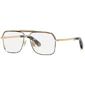 Philipp Plein Lunettes de Vue VPP085M 58/14/145 Oro ramato lucido c/parti colorate Metallo MAN VPP085M