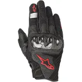 Alpinestars Gants SMX-1 Air V2 Black Red Fluo, Taille: XL