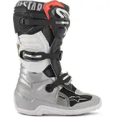 Alpinestars Bottes Tech 7S Junior - Couleurs Passées Black Silver White Gold