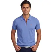 New Zealand Polo bleu en coton