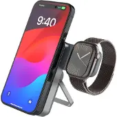 FIXED MagZen 5 Stand (5000 mAh), Chargeur de secours, Gris