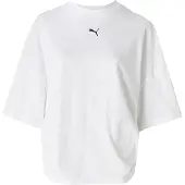 Puma T-shirt 'DARE TO' noir / blanc
