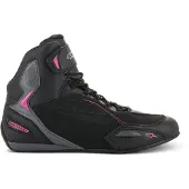 Alpinestars Chaussures Stella Faster-3 Drystar Black Dark Gray Fuchsia