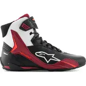 Alpinestars Faster-4 Black White Dark Red Motorcycle Riding Shoes Taille 45