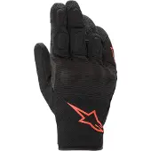 Alpinestars Gants S-Max Drystar Black Red Fluo, Taille: XL