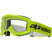 Alpinestars Masque Vision 3 Wordmark Yellow Fluo Clear, Taille: One Size