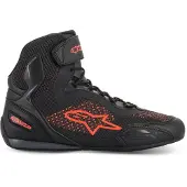 Alpinestars Chaussures Faster-3 Rideknit Black Red Fluo