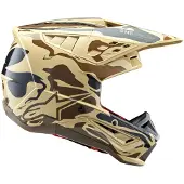 Alpinestars S-M5 Mineral Helmet Ece 22.06 Dark Brown Kangaroo Matt Taille L