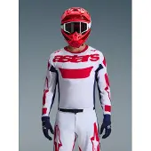 Alpinestars Maillot Racer Riway 2026 White Blue Red, Taille: XXL