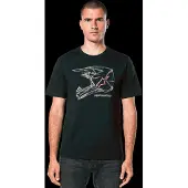 Alpinestars T-Shirt MX Helmet CSF Black