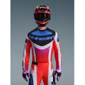 Alpinestars Maillot Techstar Knif 2026 Light Gray Orange Fluo Black