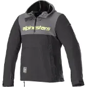 Alpinestars Veste À Capuche Sherpa Tar Gray Black Yellow Fluo