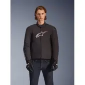 Alpinestars SMX blouson textile moto étanche, noir/blanc/rouge, 2XL
