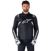 Alpinestars T-SP S V2 WP Veste Textile Noir/Blanc M hommes