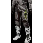 Alpinestars A-Stars Racer Tactical Pantalon de cross Gris/Camouflage/Noir/Fluo 30 homme