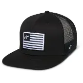 Alpinestars Flag Flat Trucker Cap Noir