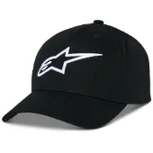 Alpinestars Casquette Snapback Ageless Black White, Taille: One Size
