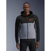 Alpinestars Veste CHROME V2 SPORT, (gris/noir/rouge fluo, taille L)