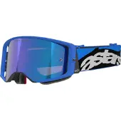 Alpinestars Masque Supertech Stream Blue Mirror Blue, Taille: One Size